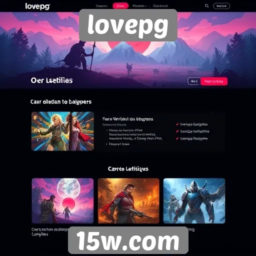Avaliação dos gráficos e design do lovepg